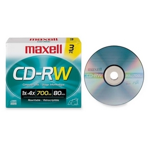 Maxell 630030 -maxell cdrw-700MX/3 rewr 