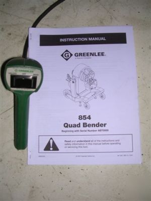 New greenlee 854 555 conduit pipe bender emt ridgid imc