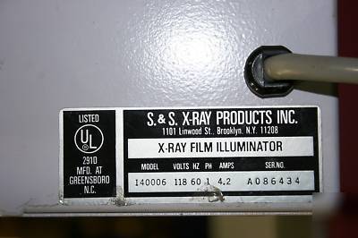 S&s x-ray 6 panel film illuminator #140006