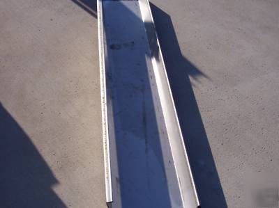 Stainless steel gestation trough