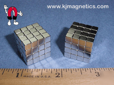 128 neodymium cube magnets - great toy / gift
