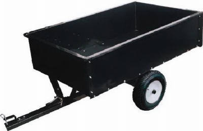 1500LB steel dump tow behind lawn garden landscape cart