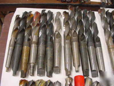 41 pc drill bit set morse taper shank 1 3/64