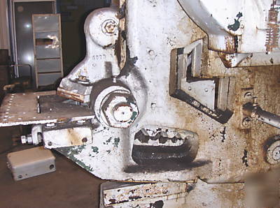 Kling 105 ton mechanical iron worker, punch angle shear