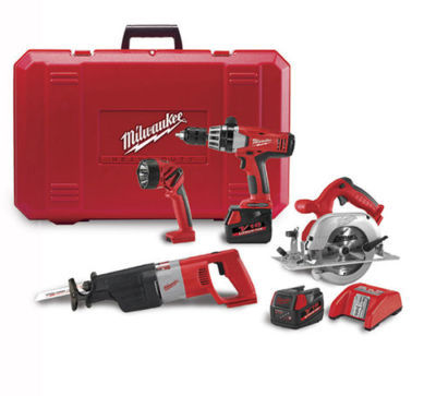 New milwaukee V18 4-piece combo kit 0920-29 in box