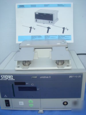 Storz unidrive ii and morcellator tray