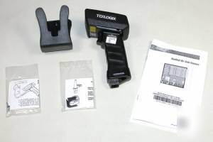 Teklogix 30174 5300IP901037 bar code scanner w/ holder