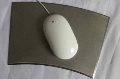 World's only solid stainless steel mouse pad