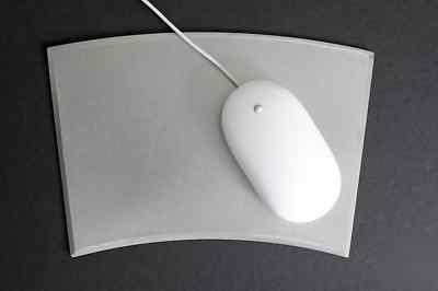 World's only solid stainless steel mouse pad