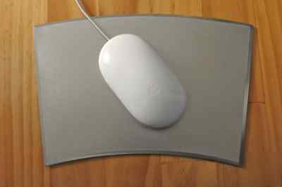 World's only solid stainless steel mouse pad