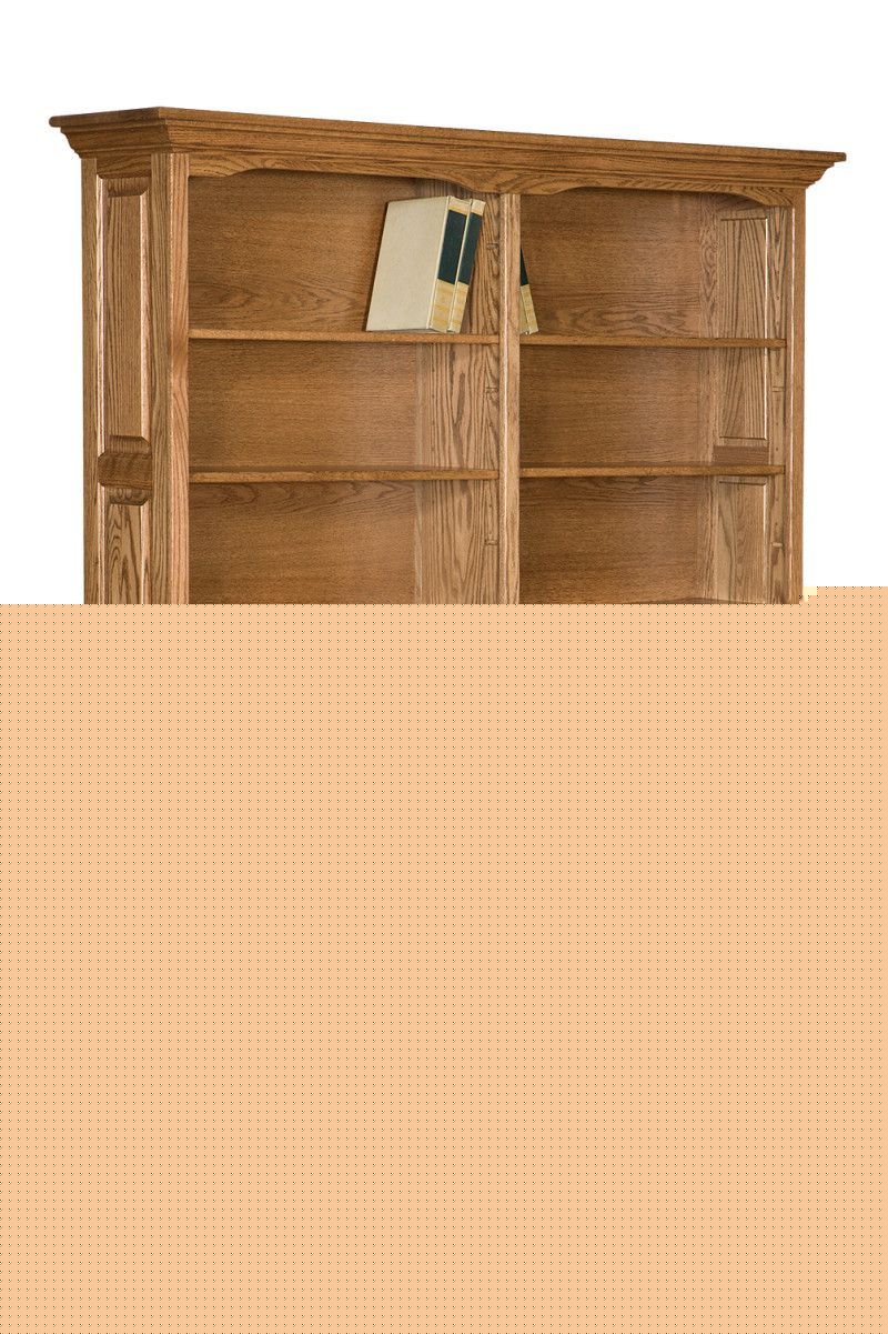 New 4 drawer lateral filing cabinet w/bookcase oak 
