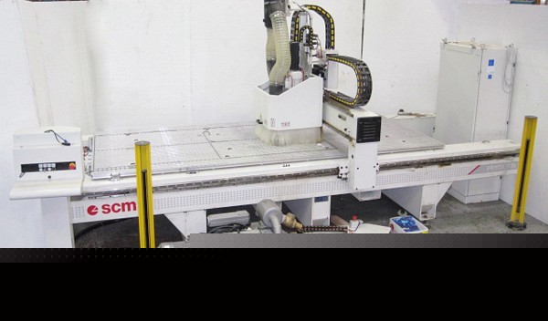 2007 scm pratix P15 cnc router
