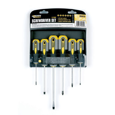 6 piece screwdriver set - free 1ST class delivery