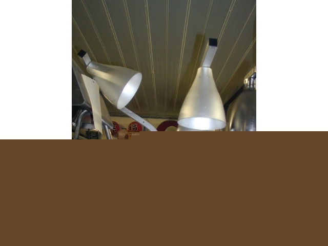 Merco savory free standing bulb warmer for meat slicer