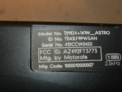 Motorola vhf 110W astro spectra W5 with W7 head ckd ok 