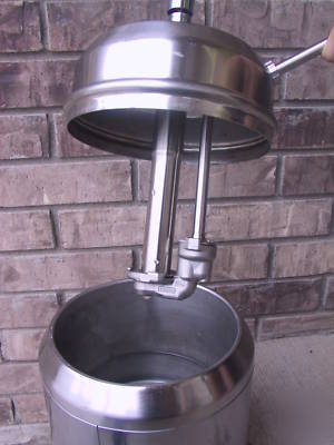 Nacho cheese, chocolate warmer pump dispenser 
