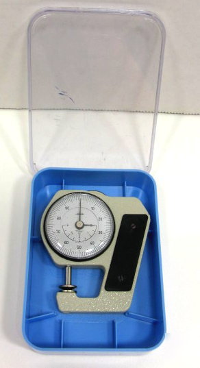 New kafer JZ15 convex anvil dial thickness gage 0-.400
