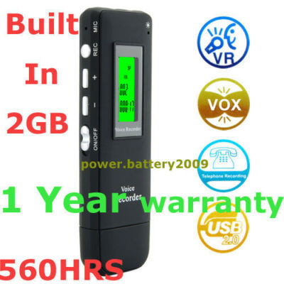 Voice activated recorder_digitaâ€‹l phone usb/MP3 spy hid