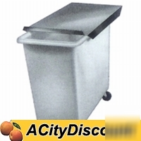 New channel mobile plastic ingredient storage bin