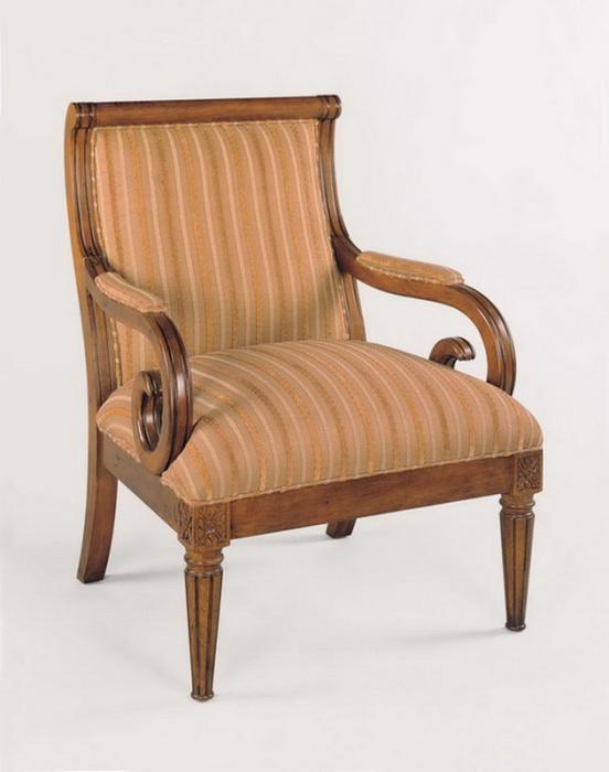 Powell 399-620 - 39 in. kilarney scroll accent chair