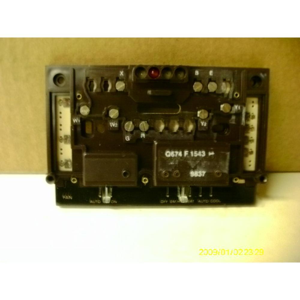 Honeywell Q674F1543 subbase for T874G t-stat 20066