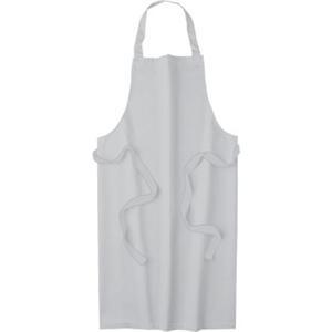 New white 100% nylon waterproof bib apron free p&p