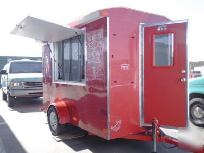 Shaved ice sno cones coffee food concession trailer 