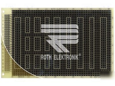 Universal pcb 100 x 160 mm din con. c, 96PIN ic pic pc