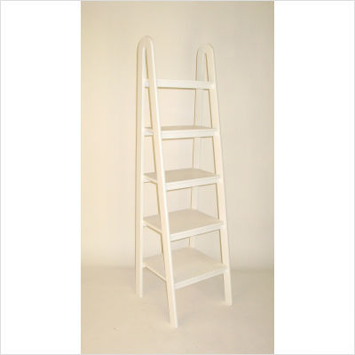 Wayborn ladder shelf in white