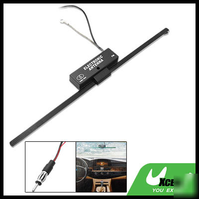 Windshield mount electronic antenna for car fm radio