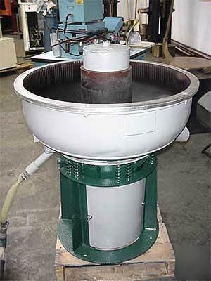 Sweco type 3 cubic foot vibratory tumbler/ finisher