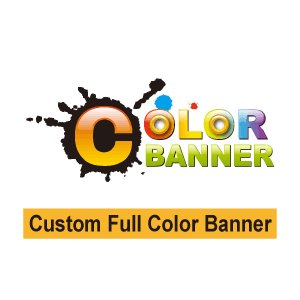 2' x 5' custom full color banner