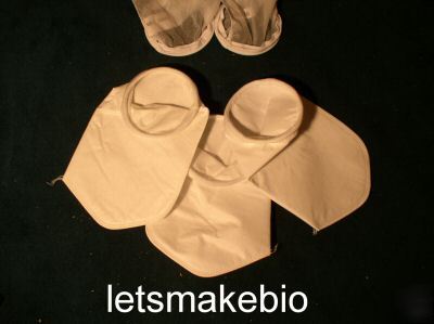 3- 5 micron polypropylene only filter bag biodiesel wvo