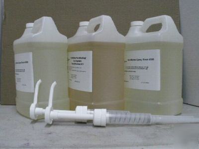 Epoxy resin kit non blush laminating coating 3 gallons
