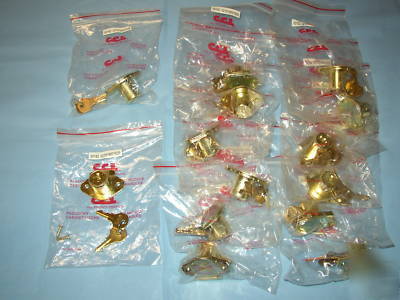 Lot of 14 ccl security products drawer locks #02066