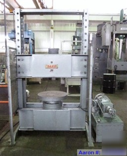 Used- dake hydraulic h-frame tire press, 150 ton, model