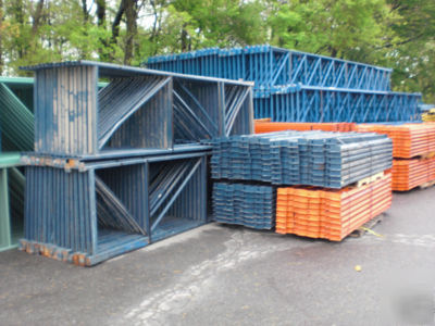 28 sections of t-bolt style pallet rack