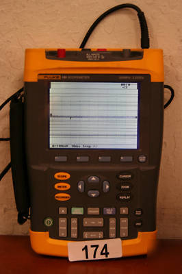 Fluke 199 scopemeter 200MHZ 2.5 gs/s #174