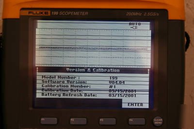 Fluke 199 scopemeter 200MHZ 2.5 gs/s #174