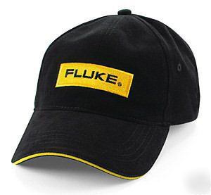 Fluke meter klein tools cable lineman black hat cap 