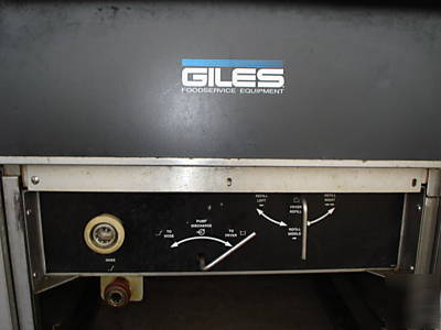 Giles large pot banked 3 fryer with dumster model#EOF24