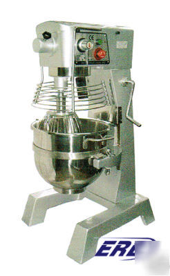 New l&j 30-qt food dough mixer 2HP with 3 attachments