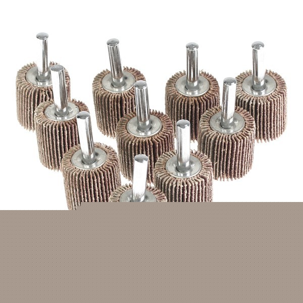 New pack of 10 flap wheels polish grinding 25MM 80 grit 