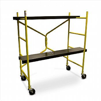 Rolling multi-purpose mini ladder step scaffolding 1577