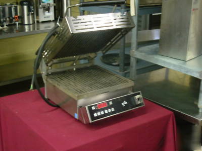 Star two sided panini clamshell sandwich grill press 