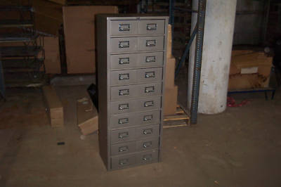 20 drawer office/industry all steel organizer cabinet 