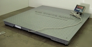 5'X5' 10,000LB shipping, pallet, platform, floor scale