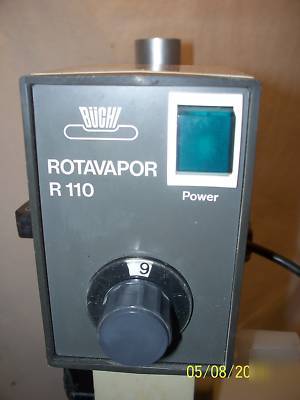 Buchi rotavapor R110 evaporator with adjustable stand