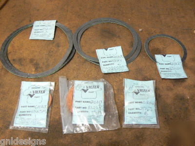 New 18PC lot vilter compressor valve parts gaskets 