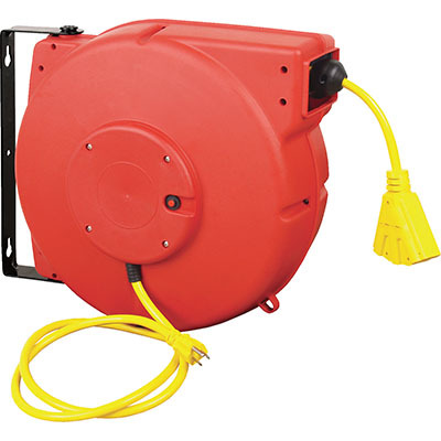 Northern industrial retractable cord reel 75' 12/3 sjtw